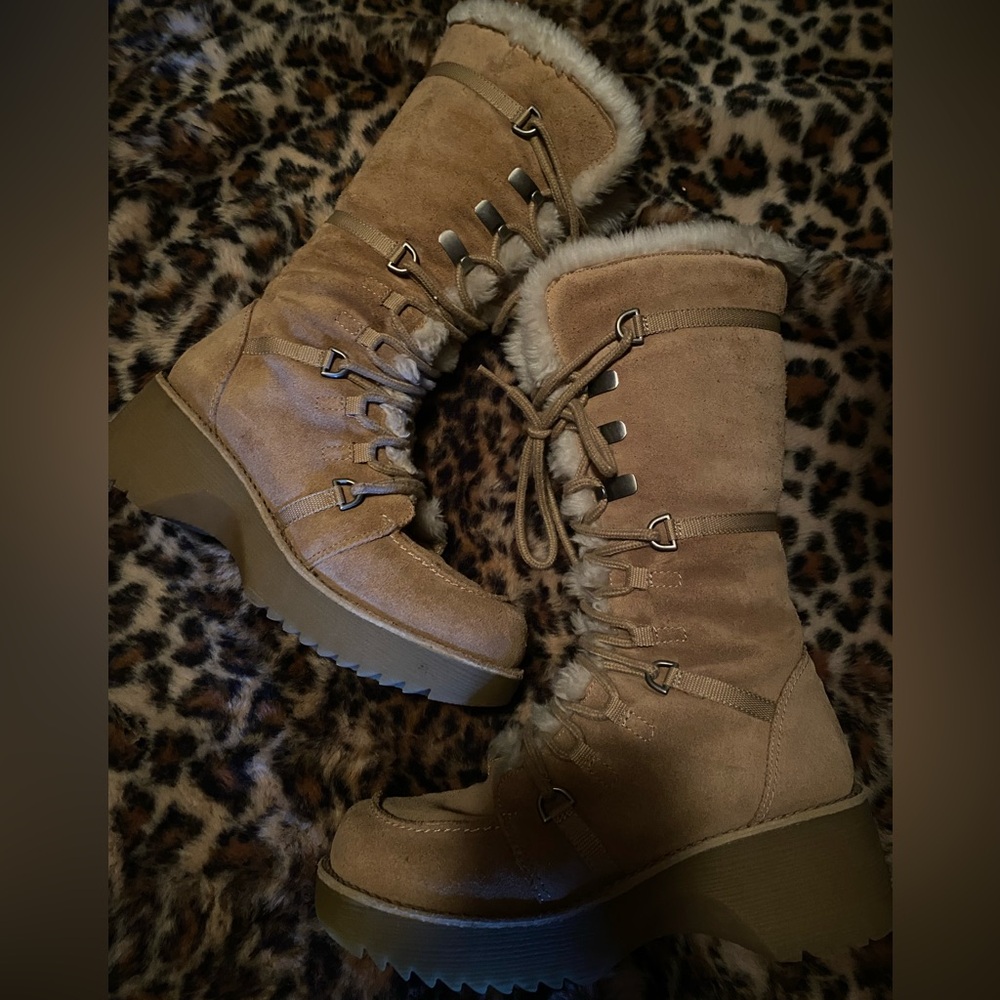 Y2K Fur-Lined Boots
